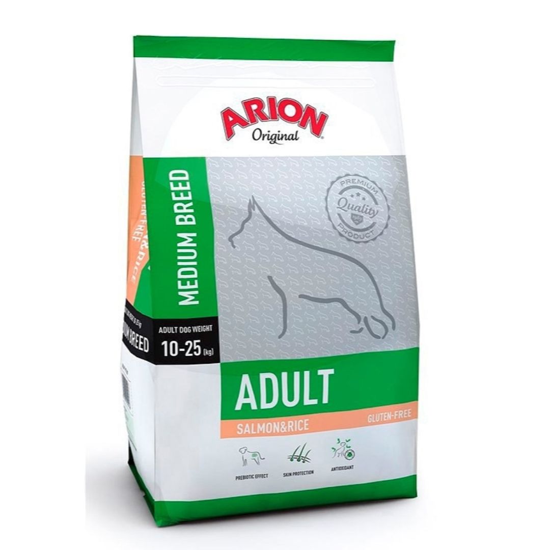 ARION ADULT MEDIUM SALMON/RICE 3 KG