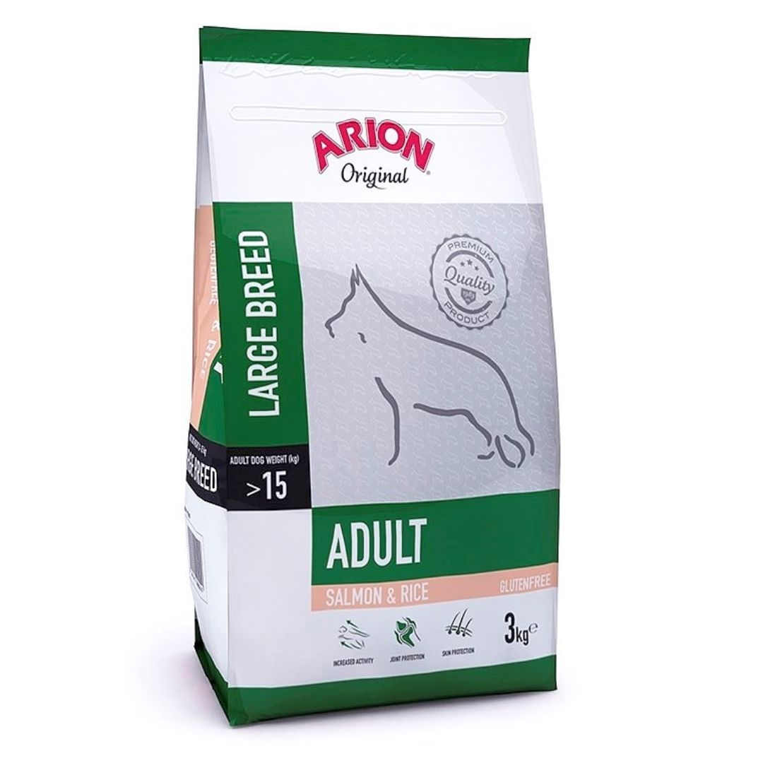 ARION ADULT LARGE SALMON/RICE 12 KG