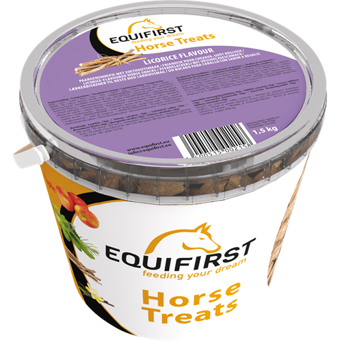 EQUIFIRST HORSE TREATS LICORICE 1.5 KG